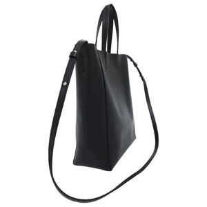 Celine black Cabas Tote grained Vertical Bag calfskin